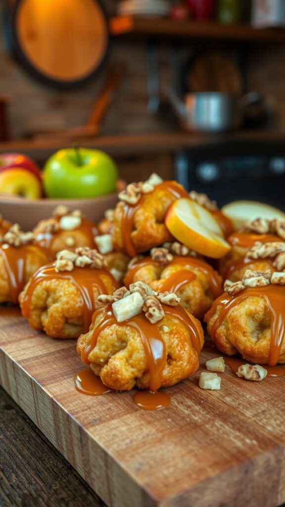 Apple Fritter Bites: Homemade Mini Donut Treats