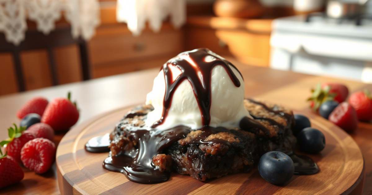 Southern Chocolate Cobbler