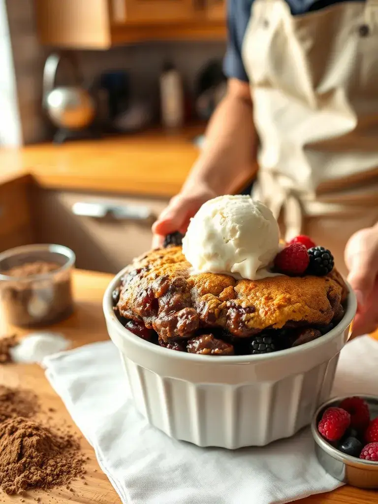 Southern Chocolate Cobbler
