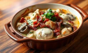 French Chicken Casserole a la Normande