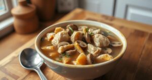Rotisserie Chicken Mushroom Soup
