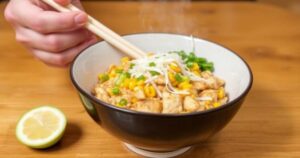 Street Corn Chicken Rice Bowl