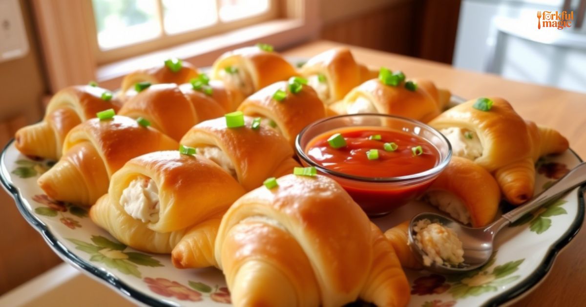 Crab & Cream Cheese Filled Crescent Rolls