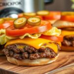 Crockpot Cheeseburgers