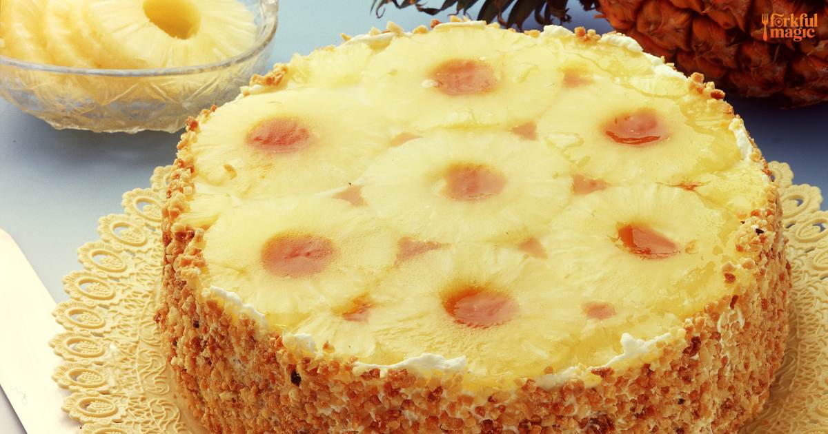 Pineapple Cream Cheese Pound Cake