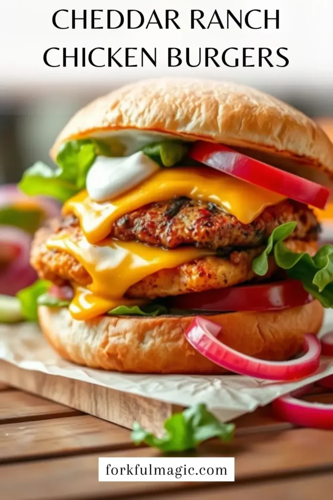Cheddar Ranch Burgers