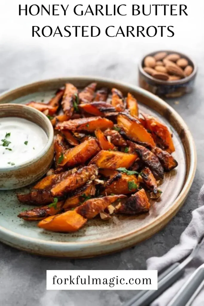 Garlic Butter Roasted Carrots