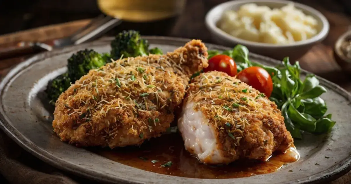 Longhorn Parmesan Crusted Chicken