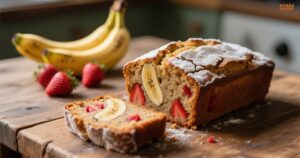 Easy Strawberry Banana Bread Recipe