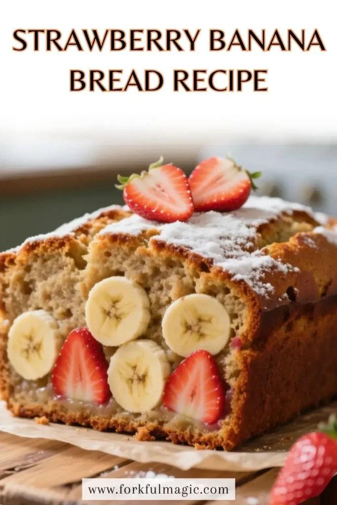 Strawberry Banana Bread
