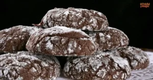 Valentine Crinkle Cookies