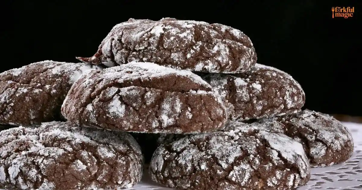 Valentine Crinkle Cookies